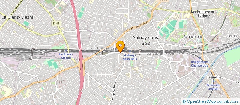 localisation de l'entreprise GEZIO à AULNAY-SOUS-BOIS