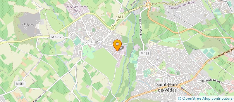 localisation de l'entreprise GF 34 à LAVERUNE