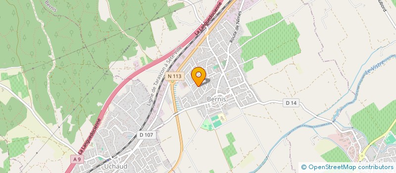 localisation de l'entreprise GF  BERNIS