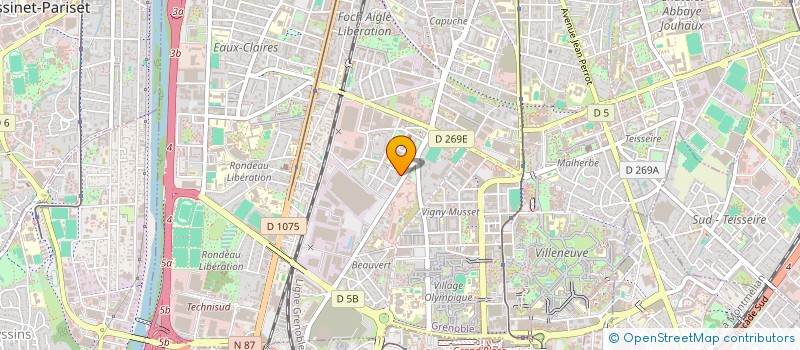 localisation de l'entreprise GF  GRENOBLE