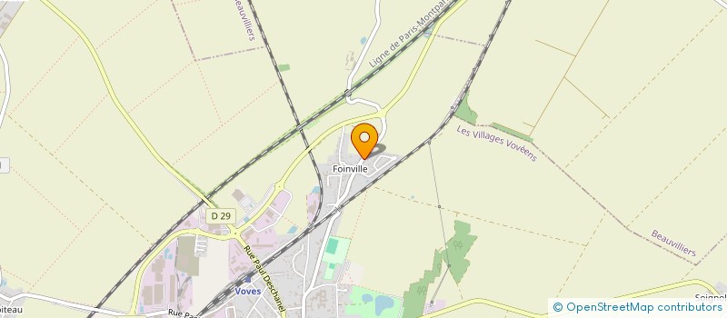 localisation de l'entreprise GF AMBULANCES à CLOYES-LES-TROIS-RIVIERES