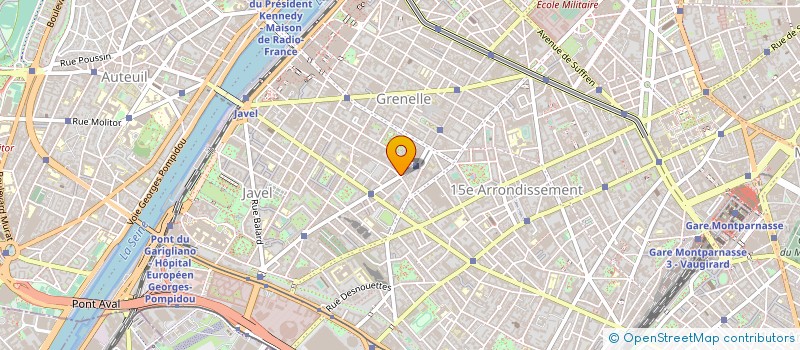 localisation de l'entreprise GF ARTHUR WOOD  PARIS