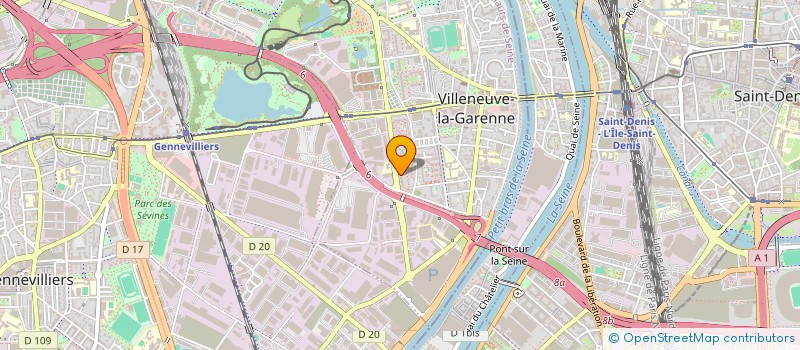 localisation de l'entreprise GF BAT à VILLENEUVE-LA-GARENNE