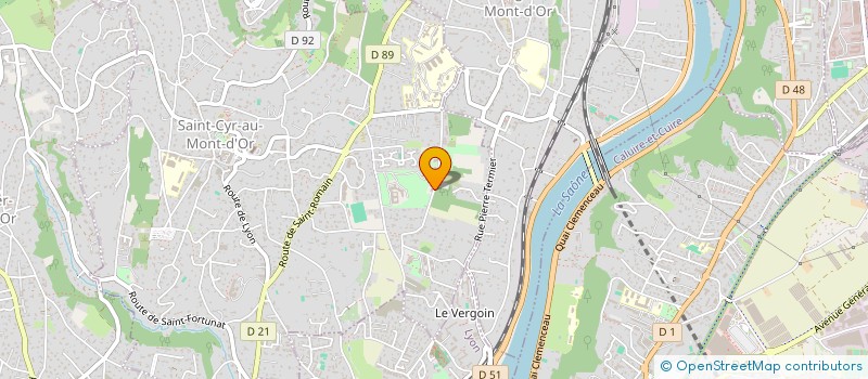 localisation de l'entreprise GF BATIMENT  SAINT-CYR-AU-MONT-D'OR