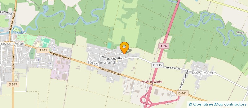 localisation de l'entreprise GF BB  TORCY-LE-GRAND