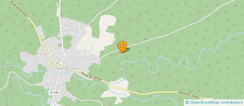 localisation de l'entreprise GF BEMBERG D'URSO  ONESSE-LAHARIE