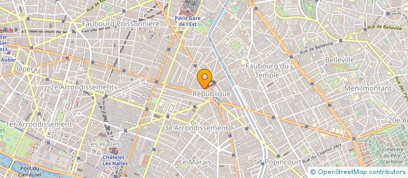 localisation de l'entreprise GF BOIS BAUDET NORD à PARIS