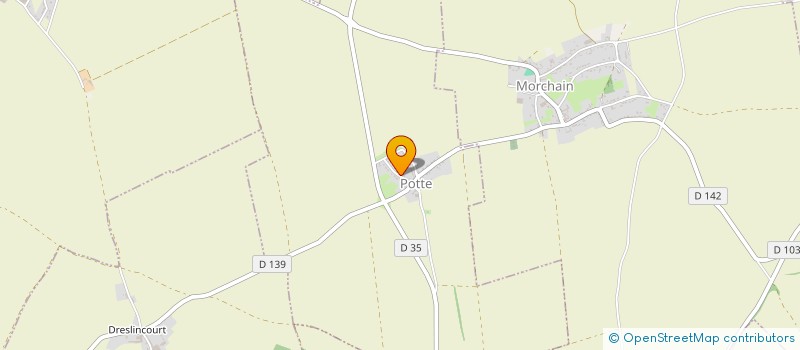 localisation de l'entreprise GF BOULANGERIE CONDREN  POTTE