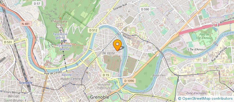 localisation de l'entreprise GF CARROSSERIE à GRENOBLE