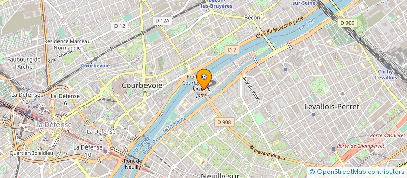 localisation de l'entreprise GF CENTRAL à NEUILLY-SUR-SEINE