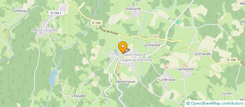 localisation de l'entreprise GF CLEM  SAINT-HILAIRE-CUSSON-LA-VALMITTE