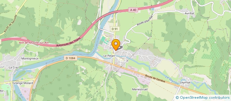 localisation de l'entreprise GF COMPAGNIES à PONCIN