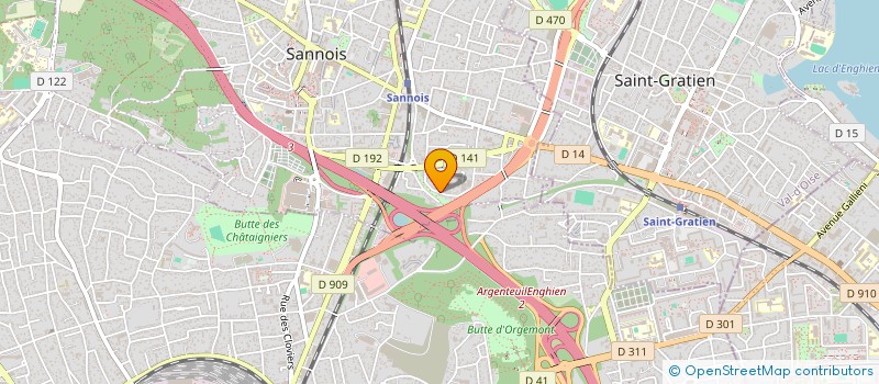 localisation de l'entreprise GF COURTAGE à SANNOIS