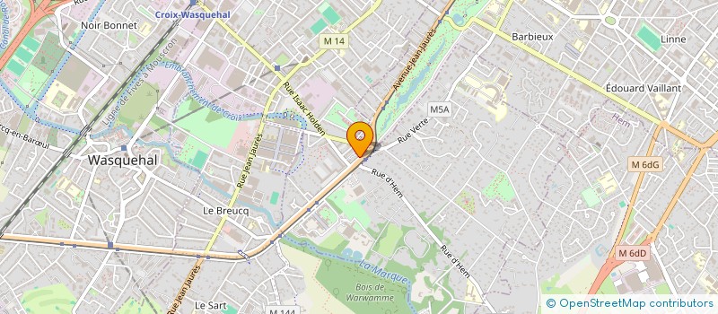 localisation de l'entreprise GF CROIX IMMOBILIER à CROIX