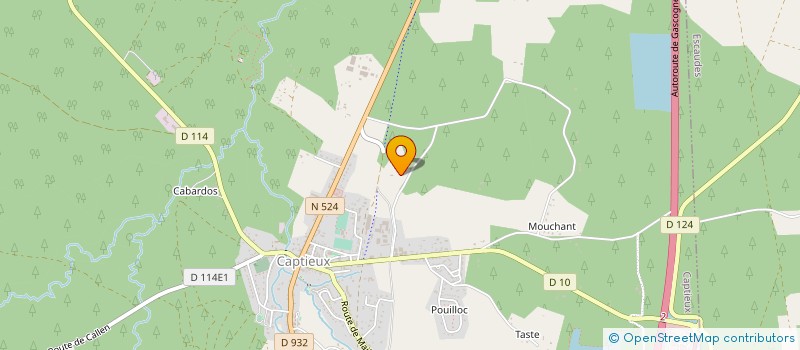 localisation de l'entreprise GF DE BARTAN à LERM-ET-MUSSET