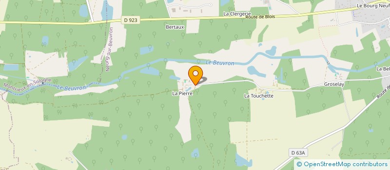 localisation de l'entreprise GF DE CHEMIGNON  NEUNG-SUR-BEUVRON