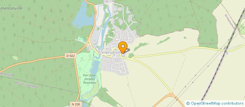 localisation de l'entreprise GF DE CRAMOISY  ERMENONVILLE