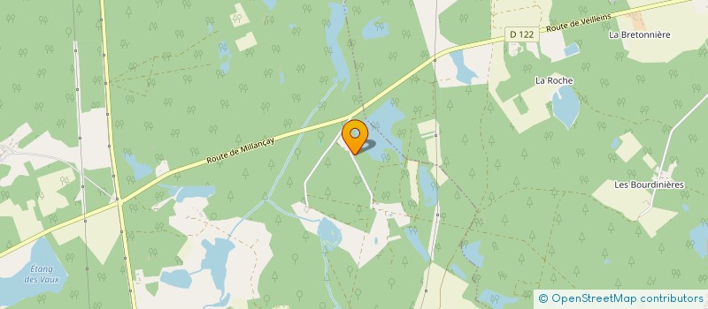 localisation de l'entreprise GF DE FONDEMER  VEILLEINS