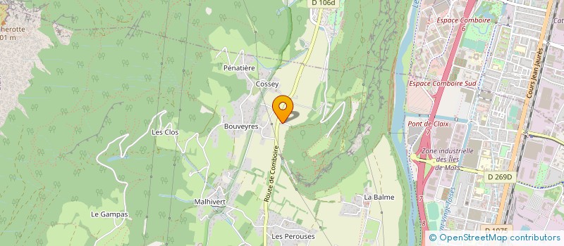 localisation de l'entreprise GF DE LA BELLE ETOILE  CLAIX