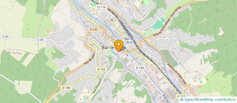 localisation de l'entreprise GF DE LA MIROUF  BAR-LE-DUC