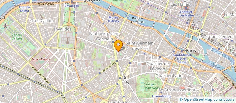localisation de l'entreprise GF DE LA PALUE à PARIS
