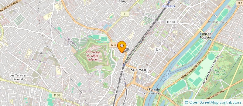 localisation de l'entreprise GF DE LA ROZELLE à SURESNES