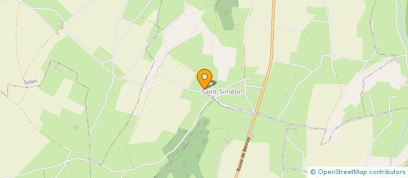 localisation de l'entreprise GF DE LA SIVERIE  SAINT-SIMEON