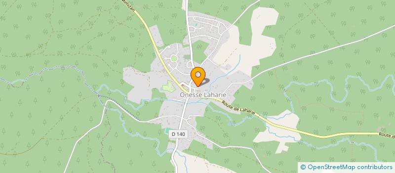 localisation de l'entreprise GF DE MAISONVIEILLE  ONESSE-LAHARIE