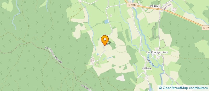 localisation de l'entreprise GF DE MYRA  LA CELLE-EN-MORVAN