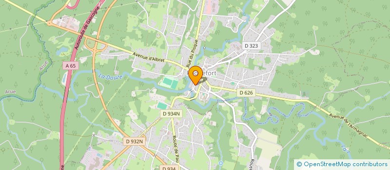 localisation de l'entreprise GF DE NAVAILLES  ROQUEFORT