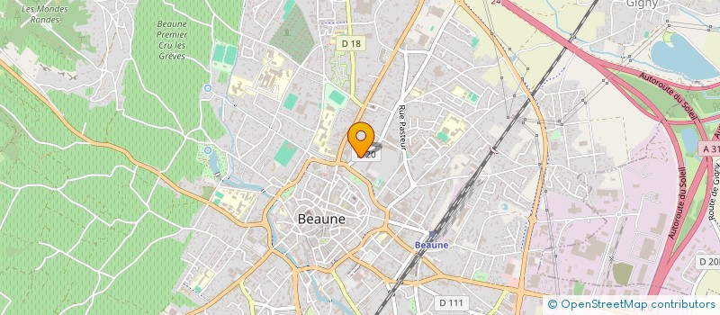 localisation de l'entreprise GF DE RANCEAU à BEAUNE