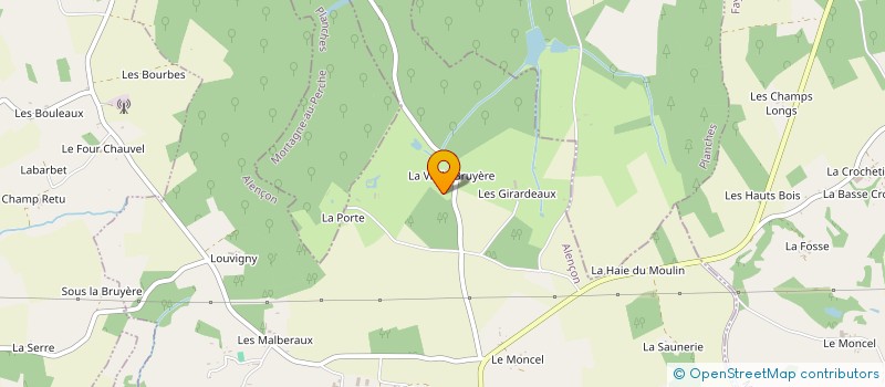 localisation de l'entreprise GF DE SAINT VANDRILLE à FERRIERES-LA-VERRERIE