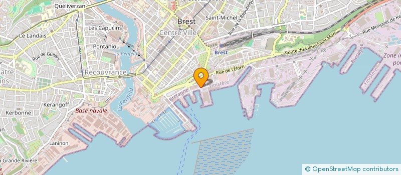 localisation de l'entreprise GF DES MONTS DU MENE à BREST