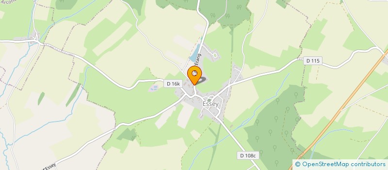 localisation de l'entreprise GF DES SOURCES DE L'ARROUX  ESSEY