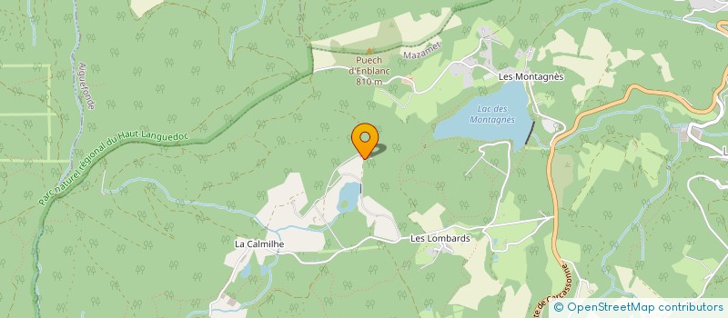 localisation de l'entreprise GF DES TROIS LUNES  MAZAMET