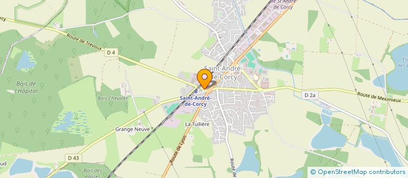 localisation de l'entreprise GF DEVELOPPEMENT  SAINT-ANDRE-DE-CORCY