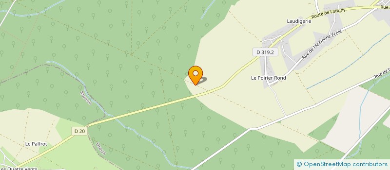 localisation de l'entreprise GF DU BOIS DES DAMES à SENONCHES
