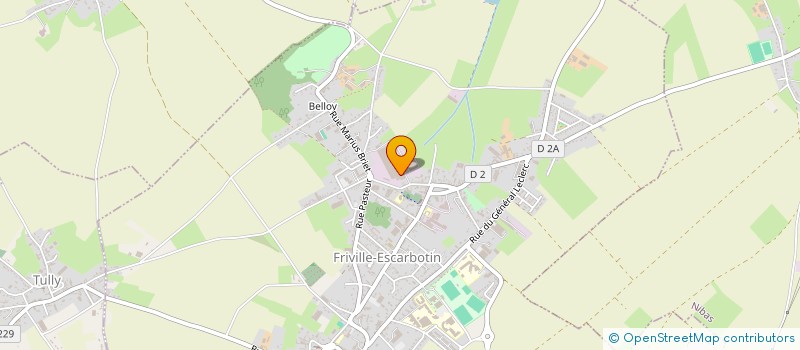 localisation de l'entreprise GF DU MESNIL  FRIVILLE-ESCARBOTIN