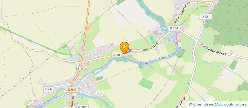 localisation de l'entreprise GF DU PETIT FRESSEAU  ETREUX