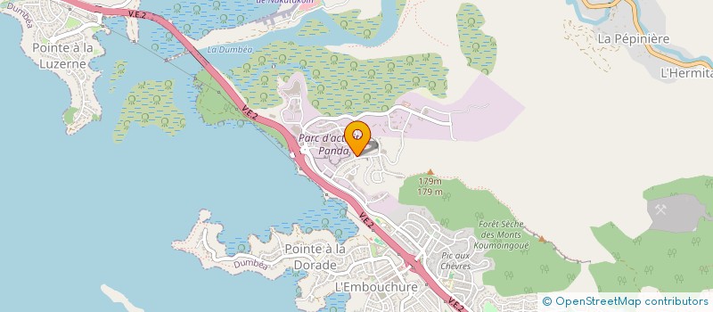 localisation de l'entreprise GF ELEC  DUMBEA