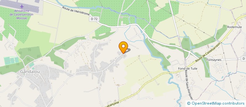 localisation de l'entreprise GF ELECTRICITE  CASTELSARRASIN