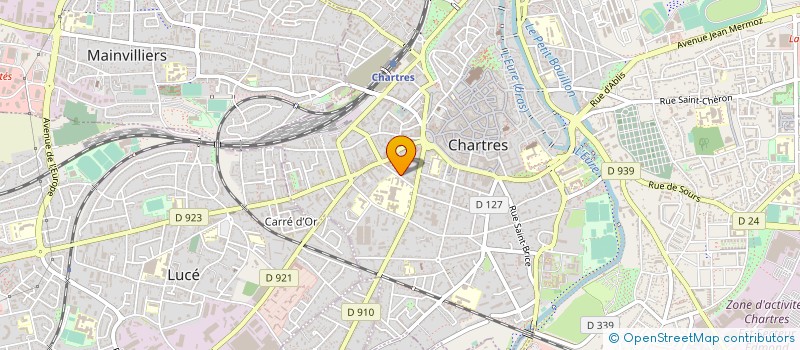 localisation de l'entreprise GF GALA à CHARTRES