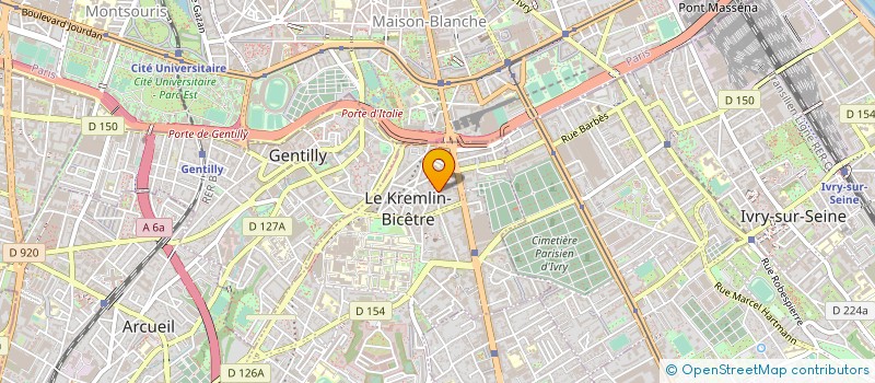 localisation de l'entreprise GF GOOD  LE KREMLIN-BICETRE