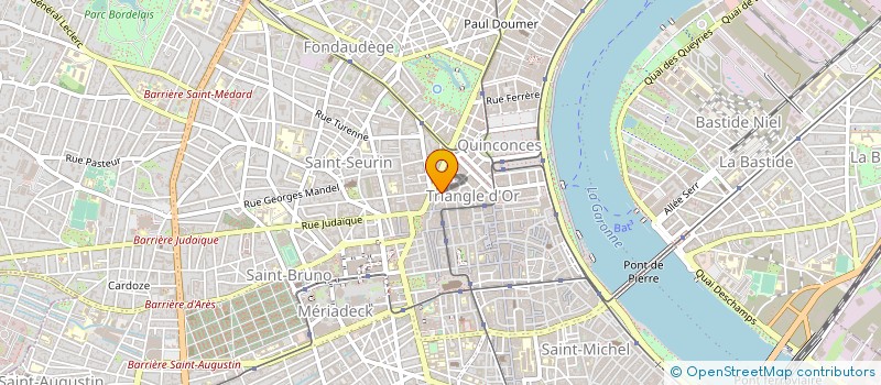 localisation de l'entreprise GF GRANDS HOMMES SARL  BORDEAUX