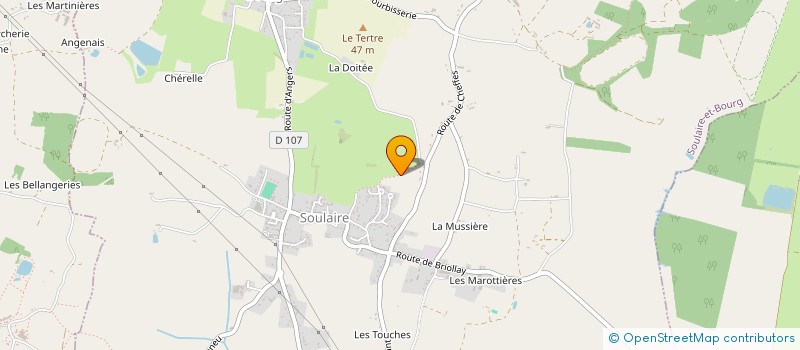 localisation de l'entreprise GF HOLDING  MONTREUIL JUIGNE