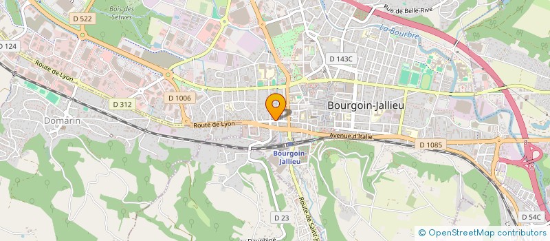 localisation de l'entreprise GF IMMO  SAINT-VICTOR-DE-CESSIEU