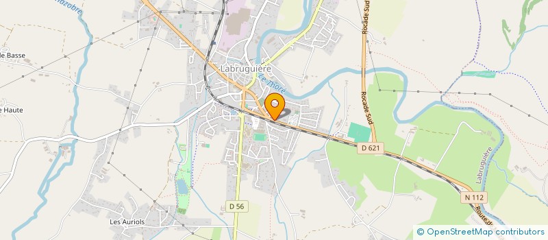 localisation de l'entreprise GF IMMO  LABRUGUIERE