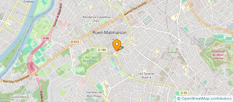 localisation de l'entreprise GF IMMO HOLDING à RUEIL-MALMAISON