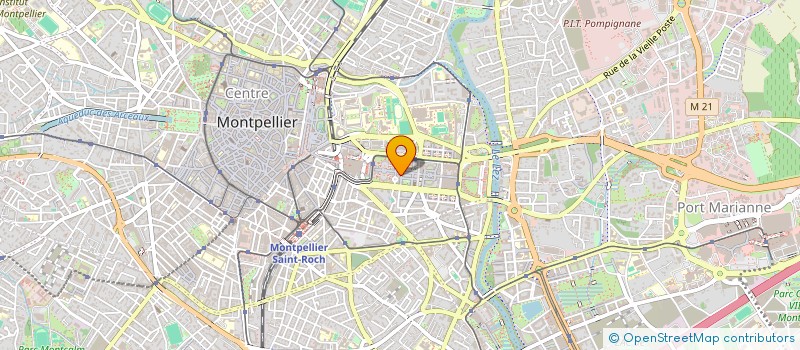 localisation de l'entreprise GF IMMOBILIER à MONTPELLIER