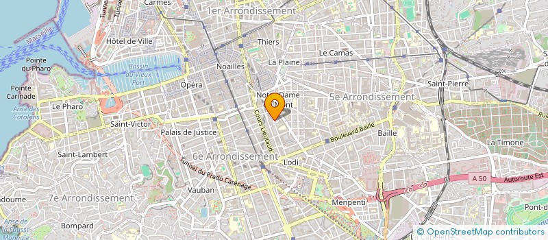 localisation de l'entreprise GF IMMOBILIER à MARSEILLE